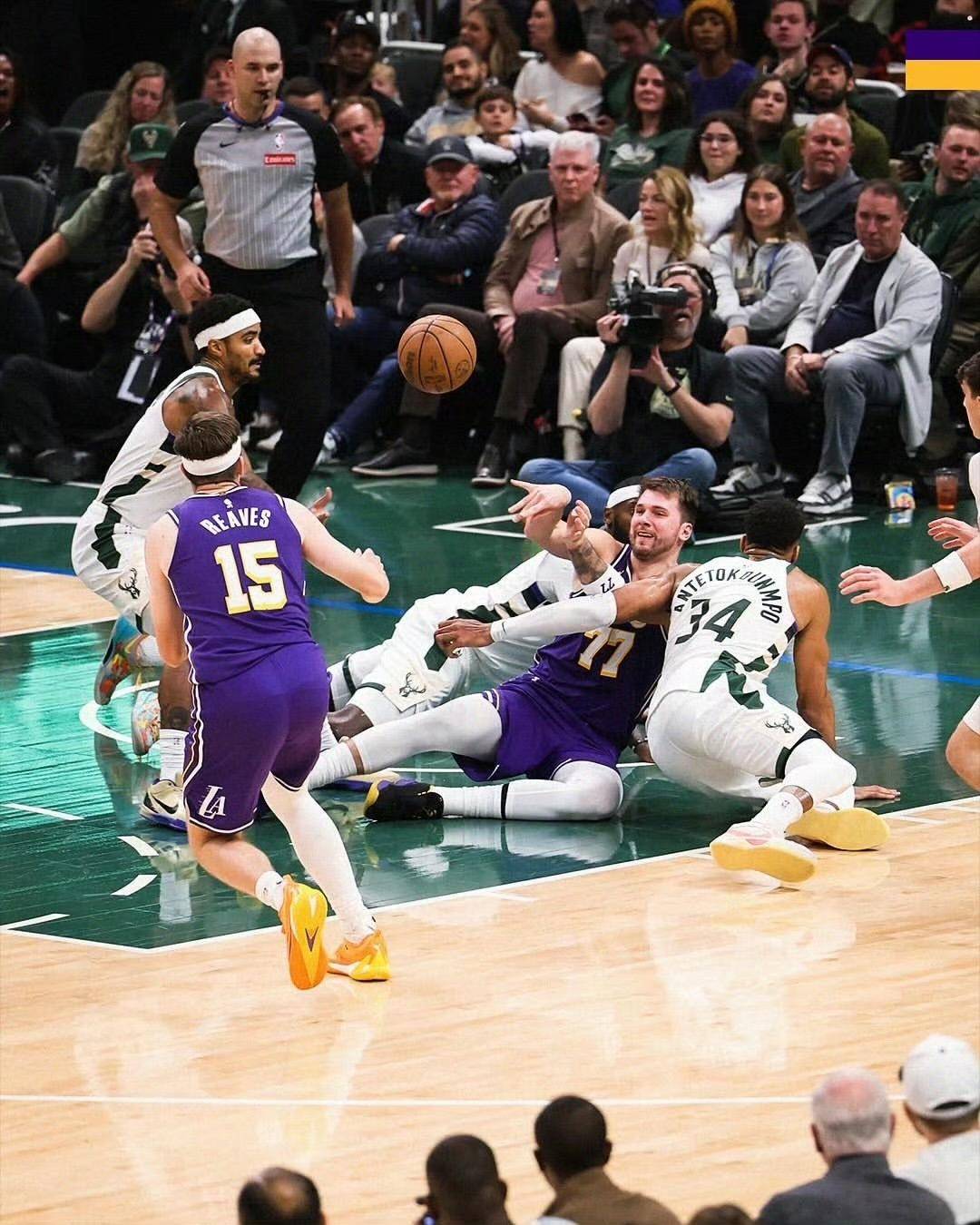 雷霆绝杀广东队，东契奇统治全场