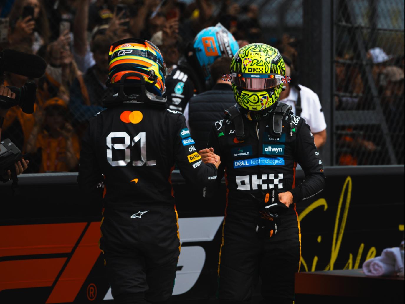 雷诺车队鏖战哈斯车队，诺里斯惊艳四座